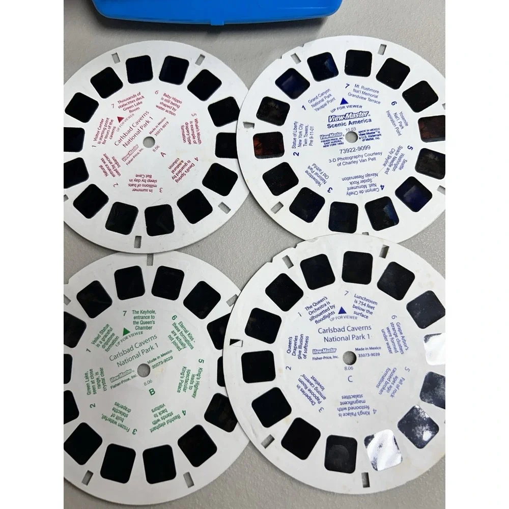Vintage 3D View Master With 4 Slides